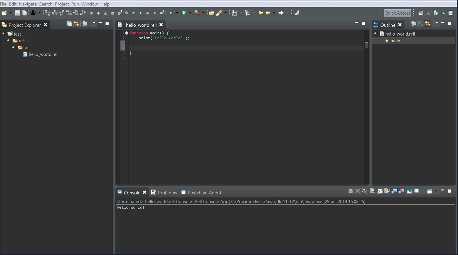 Development update: New Rell IDE